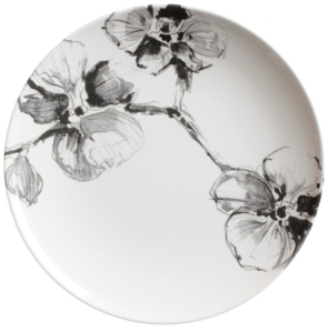 Black Orchid 11" Melamine Dinner Plate - $15.95